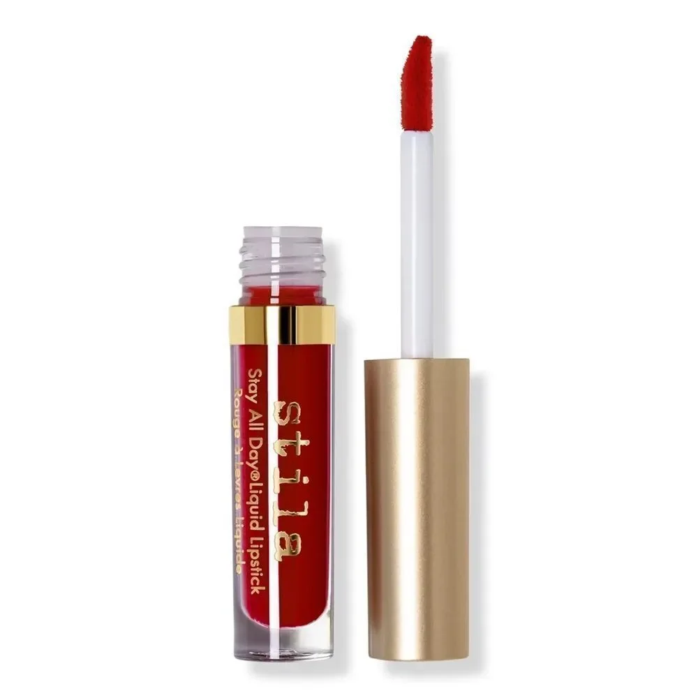 5PK Stila Stay All Day Liquid Lipstick - Beso shimmer Red